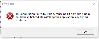 qt platform plugin windows error